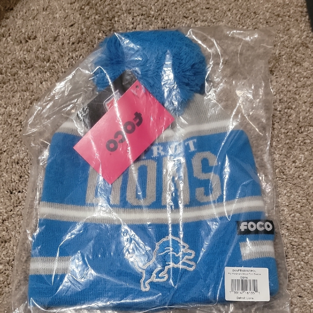 New Detroit Lions Stocking Hat